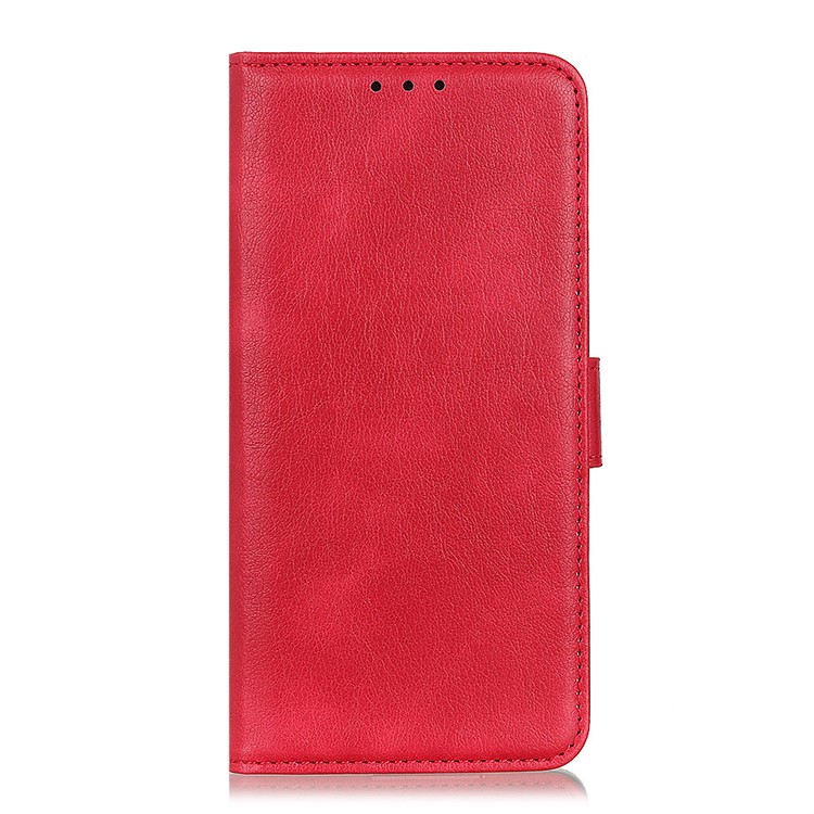 Wallet Stand Leather Cell Phone Case for Samsung Galaxy A91/S10 Lite - Red-2