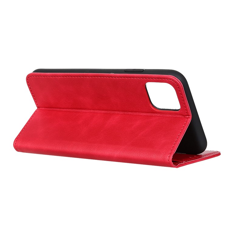 Wallet Stand Leather Cell Phone Case for Samsung Galaxy A91/S10 Lite - Red-7