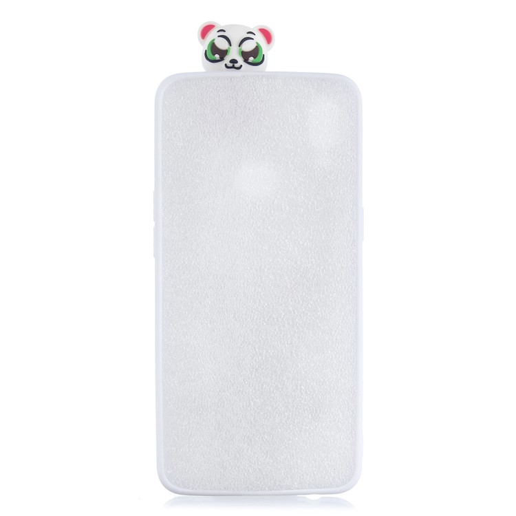 Foldable 3D Animal Doll Kickstand Pattern Printing TPU Shell for Samsung Galaxy A10s - Baby Bear-3
