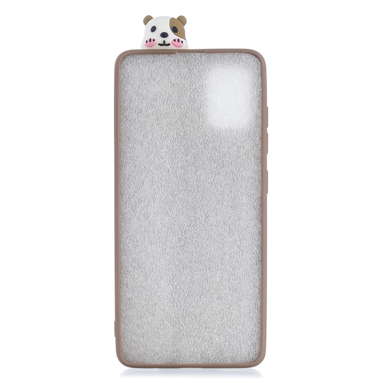 3D Animal Doll Kickstand Pattern Printing TPU Phone Cover for Samsung Galaxy S20 Plus - Stacked Cats-3