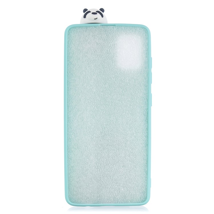 3D Animal Doll Kickstand Pattern Printing TPU Casing for Samsung Galaxy S20 - Panda Eating-3