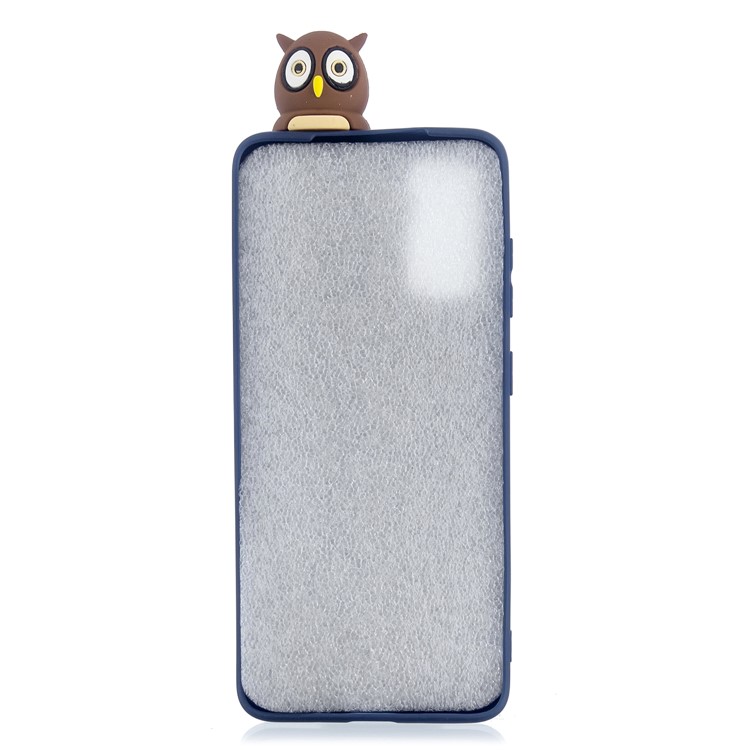 3D Animal Doll Decor Soft TPU Cover for Samsung Galaxy S20 - BAD-4