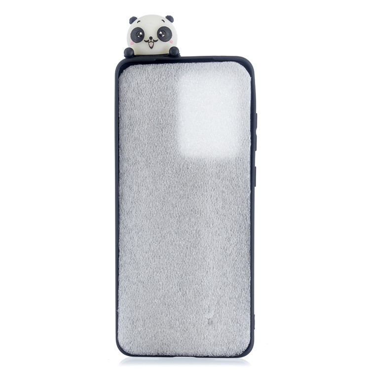 Decoração 3D Boneca Macio TPU Tampa Do Telefone Para Samsung Galaxy S11 Mais - Pandas Na Árvore-3