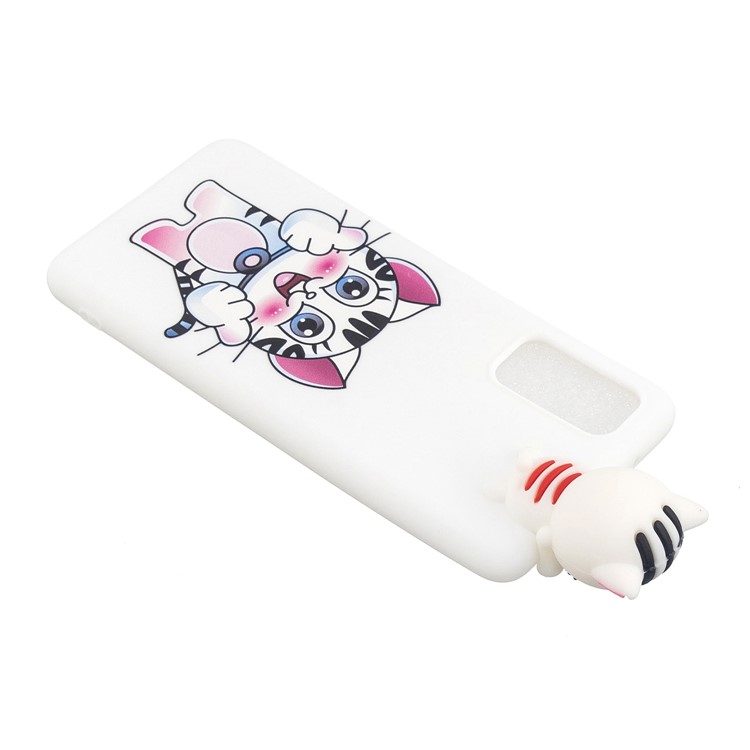 3D Animal Doll Decor Printing TPU Shell for Samsung Galaxy A51 - Tiger-5