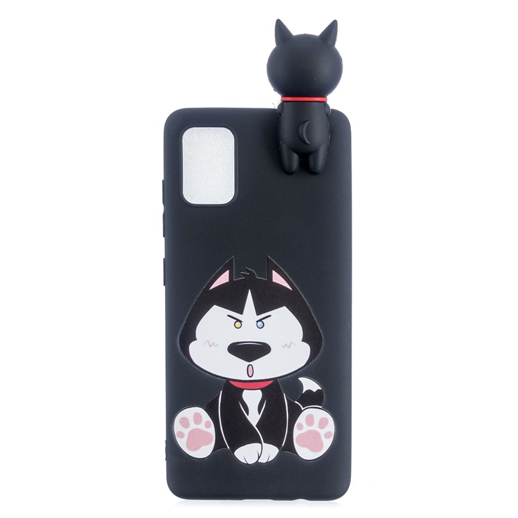 3D Doll Decor Soft TPU Phone Cover for Samsung Galaxy S20 Plus/S20 Plus 5G - Dog-2