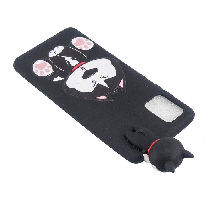 3D Doll Decor Soft TPU Phone Cover for Samsung Galaxy S20 Plus/S20 Plus 5G - Dog-5