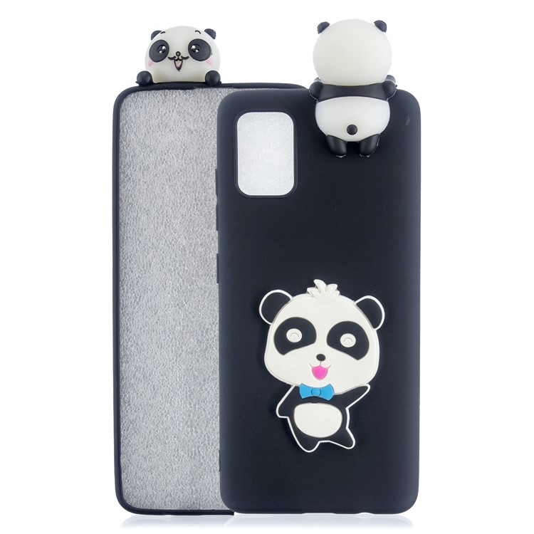 3D Patterned Printing TPU Silicone Case for Samsung Galaxy A71 - Smile Panda-1