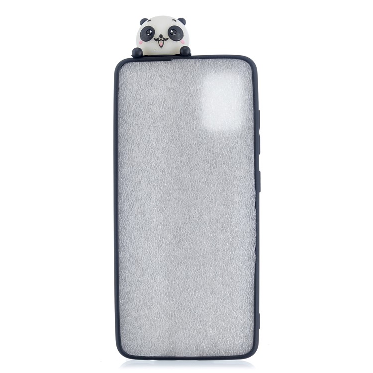 Estuche de Silicona TPU de Impresión Estampada en 3D Para Samsung Galaxy A71 - Panda Tímida-3