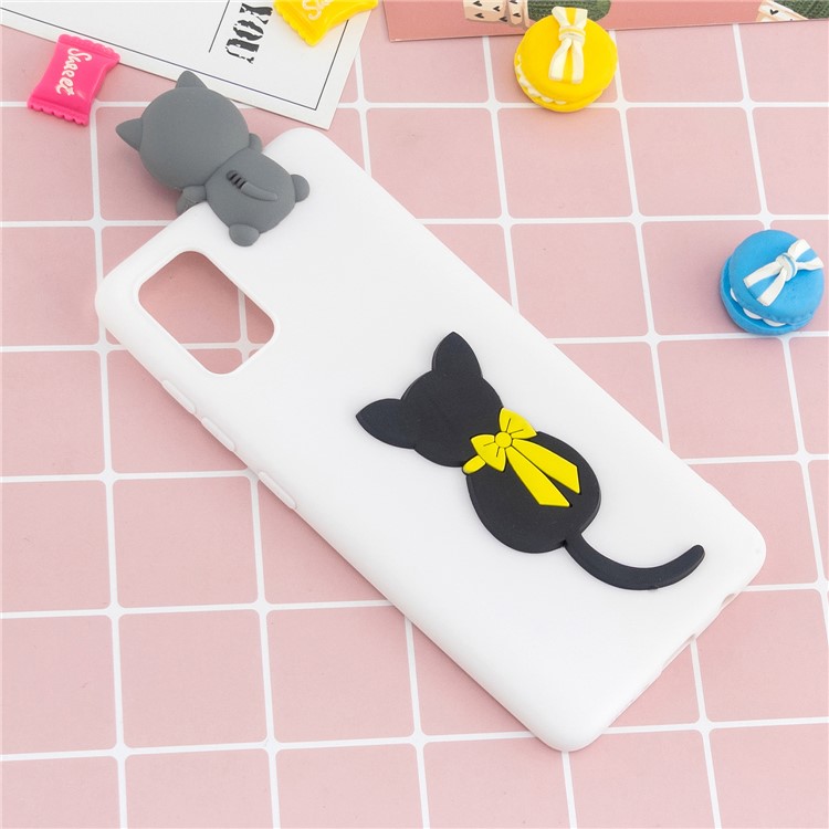 3D Patterned Printing TPU Cell Phone Case for Samsung Galaxy A51 - Cat-6