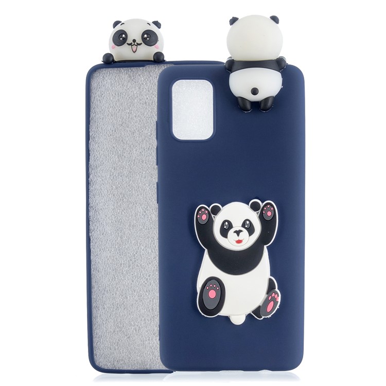 3D Patterned Printing TPU Cell Phone Case for Samsung Galaxy A51 - Happy Panda-1