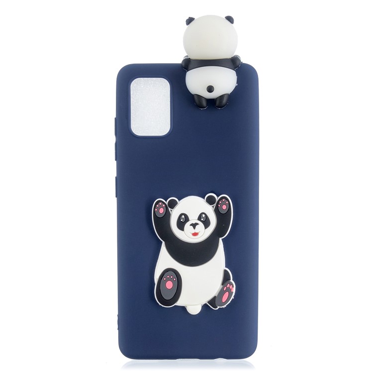 3D Patterned Printing TPU Cell Phone Case for Samsung Galaxy A51 - Happy Panda-2