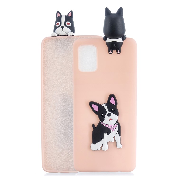 3D Cute Doll Pattern Printing TPU Phone Case for Samsung Galaxy S20 Plus - Dog-1