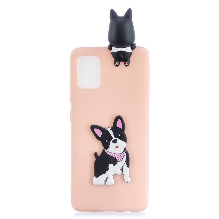 3D Cute Doll Pattern Printing TPU Phone Case for Samsung Galaxy S20 Plus - Dog-2