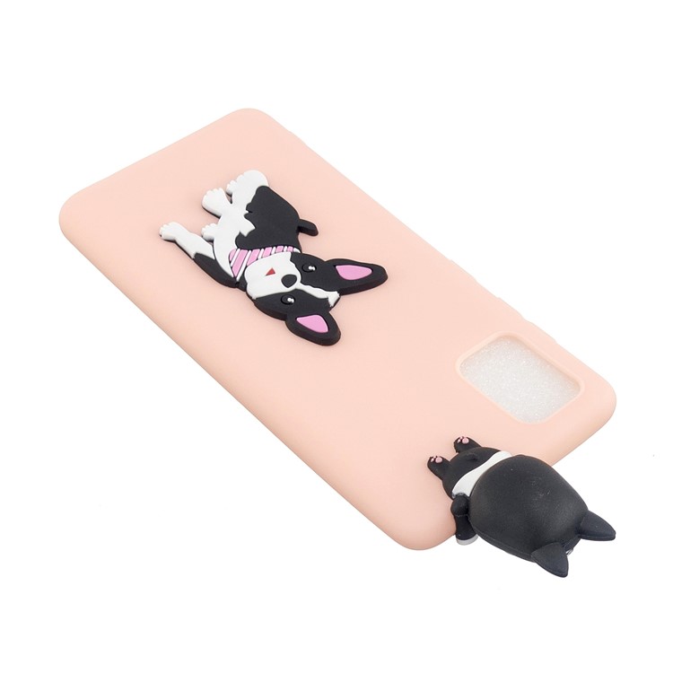 3D Cute Doll Pattern Printing TPU Phone Case for Samsung Galaxy S20 Plus - Dog-5