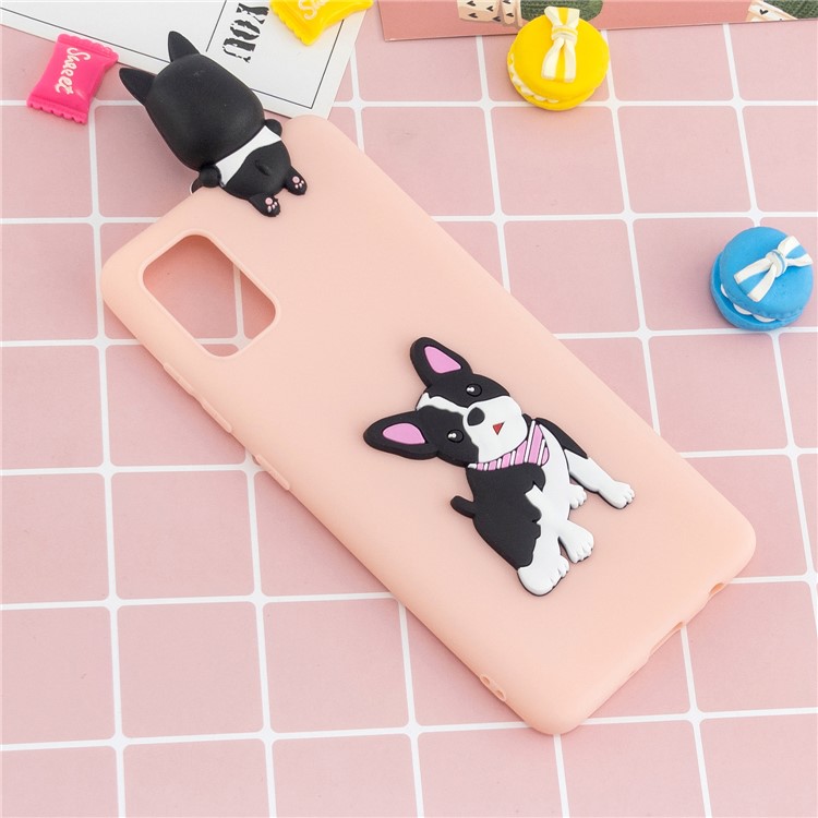 3D Cute Doll Pattern Printing TPU Phone Case for Samsung Galaxy S20 Plus - Dog-6