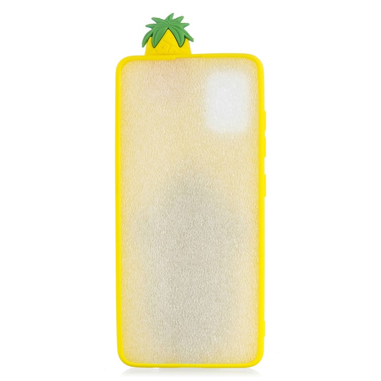 3D Cute Doll Pattern Printing TPU Phone Case for Samsung Galaxy S20 Plus - Pineapple-3