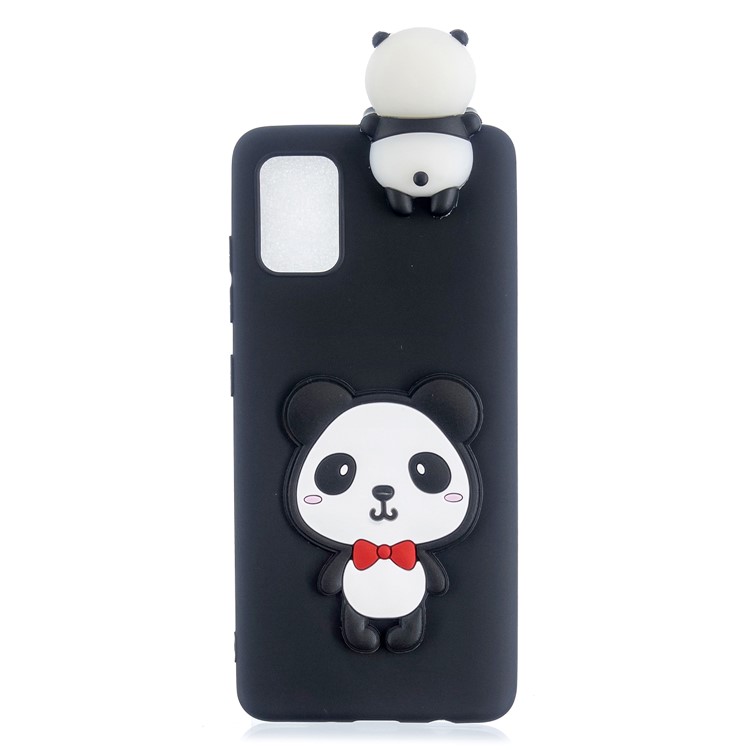 3D Doll Decor Soft TPU Phone Cover for Samsung Galaxy S20 - Panda-2