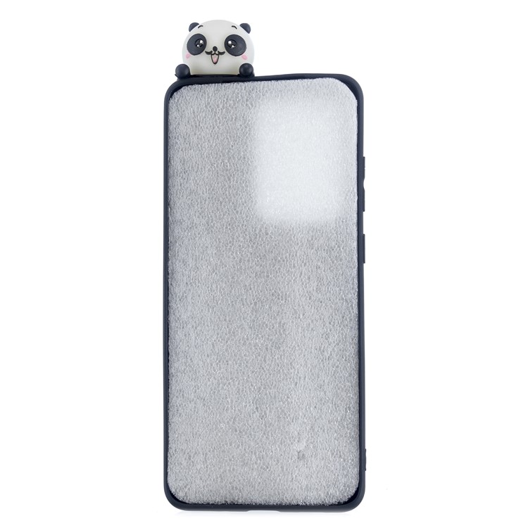 3D Doll Decor Soft TPU Phone Cover for Samsung Galaxy S20 Ultra - Panda-3