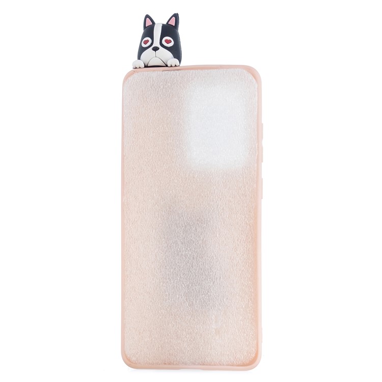 3D Doll Decor Soft TPU Phone Cover for Samsung Galaxy S20 Ultra - Dog-3