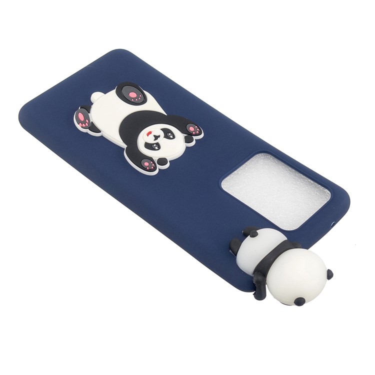 3D Doll Decor Soft TPU Phone Cover for Samsung Galaxy S20 Ultra - Big Panda-5