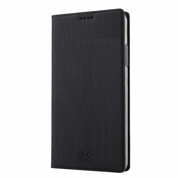 VILI DMX Cross Skin Stand Leather Card Holder Case for Samsung Galaxy A71 - Black-3