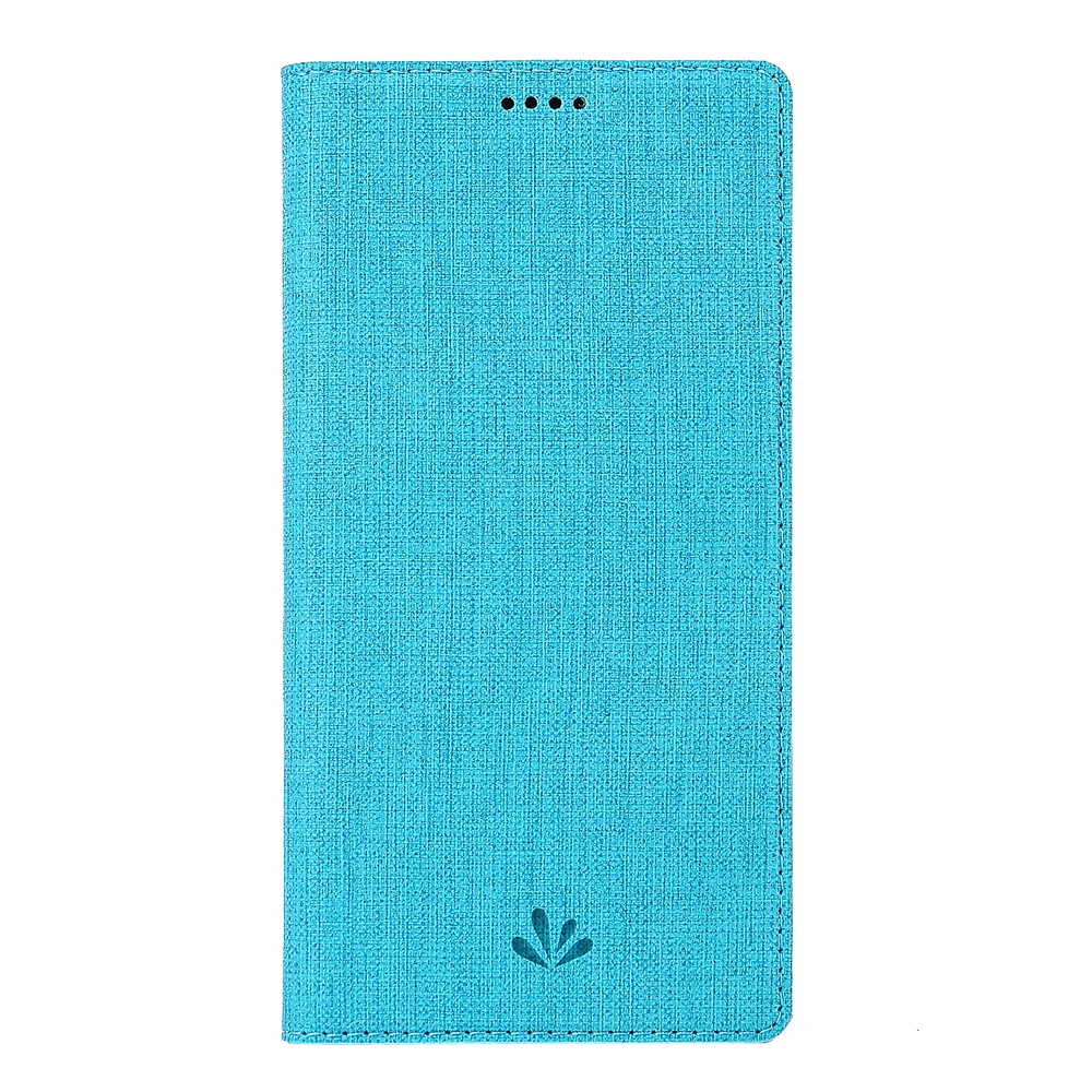 VILI DMX Cross Texture Leather Case with Card Holder for Samsung Galaxy A51 - Blue-2