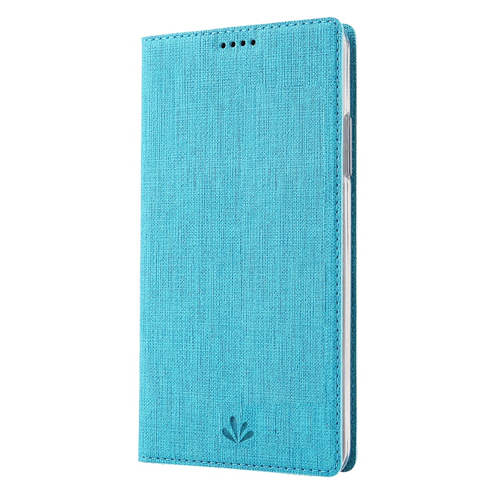 VILI DMX Cross Texture Leather Case with Card Holder for Samsung Galaxy A51 - Blue-3