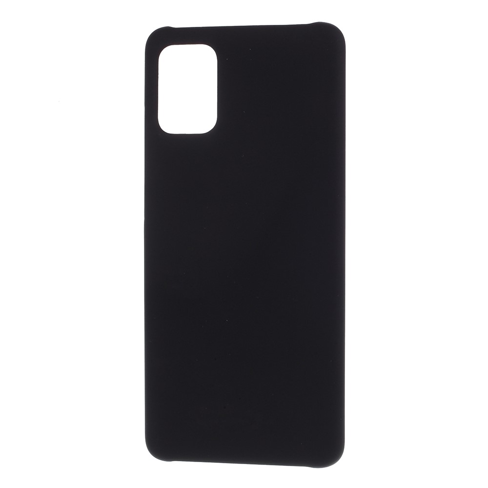 Case de PC Dura de Goma Para Samsung Galaxy A51 - Negro