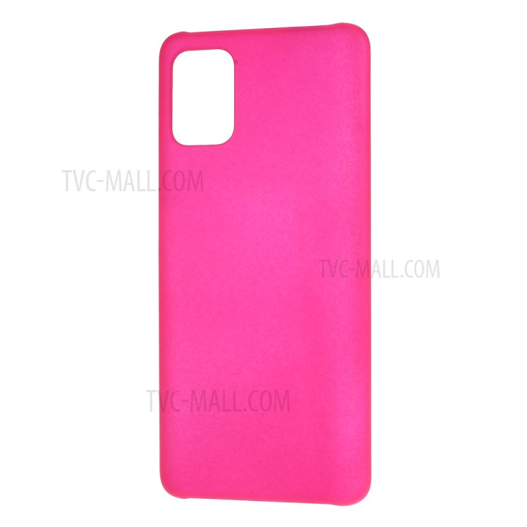 Rubberized Hard PC Case for Samsung Galaxy A51 - Rose-2