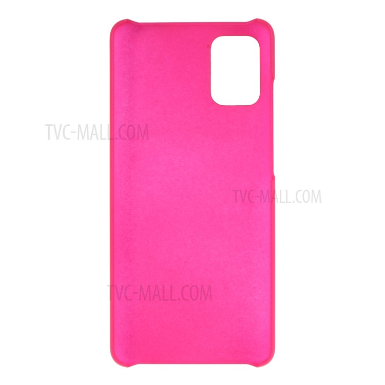Rubberized Hard PC Case for Samsung Galaxy A51 - Rose-3