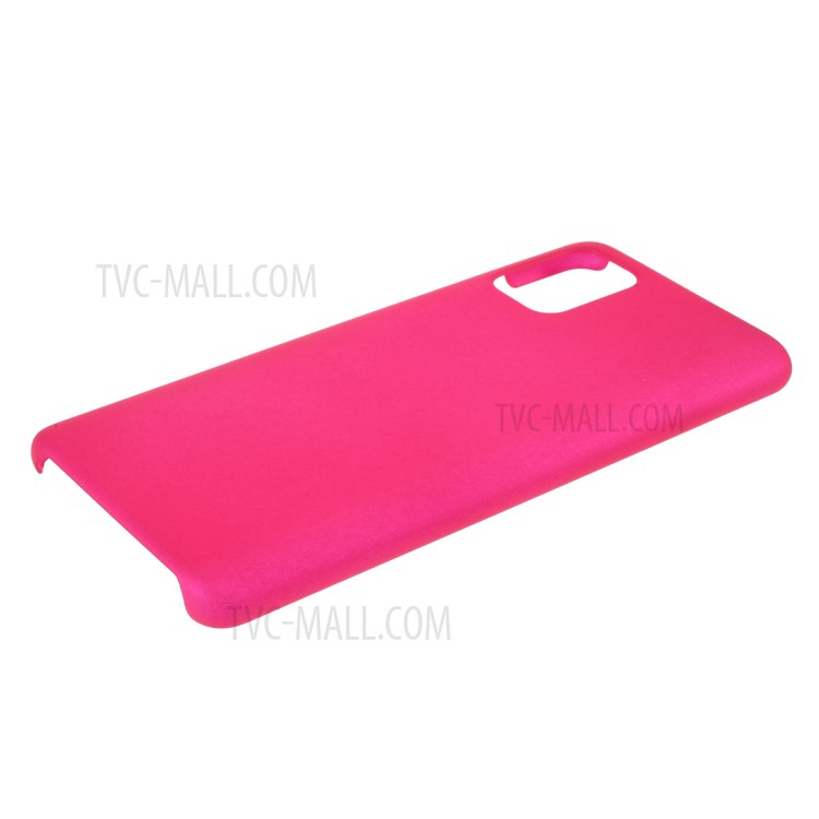 Rubberized Hard PC Case for Samsung Galaxy A51 - Rose-4