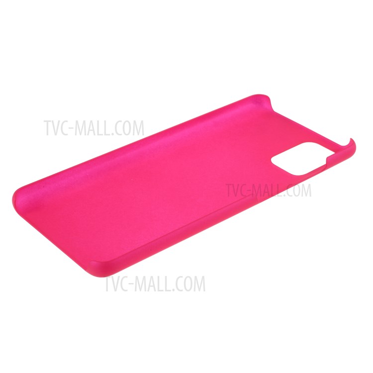 Rubberized Hard PC Case for Samsung Galaxy A51 - Rose-5