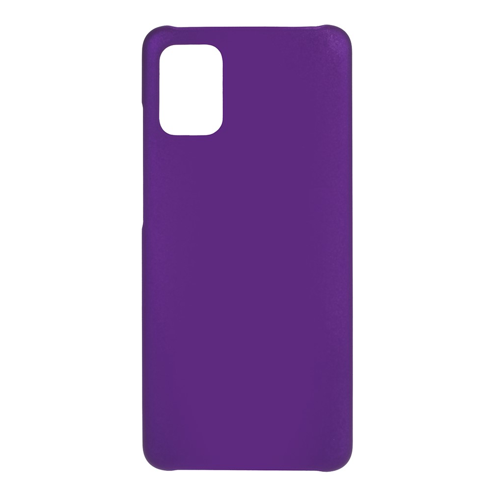 Rubberized Hard PC Case for Samsung Galaxy A51 - Purple-1