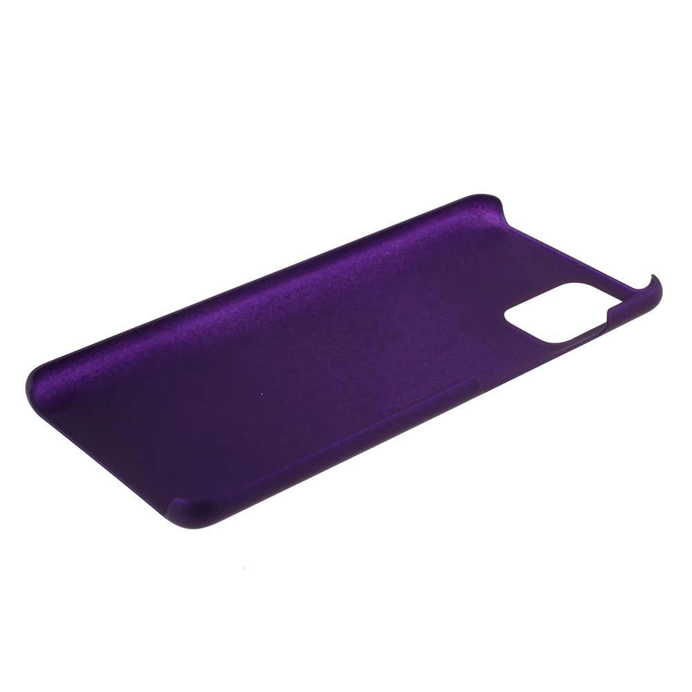 Rubberized Hard PC Case for Samsung Galaxy A51 - Purple-5