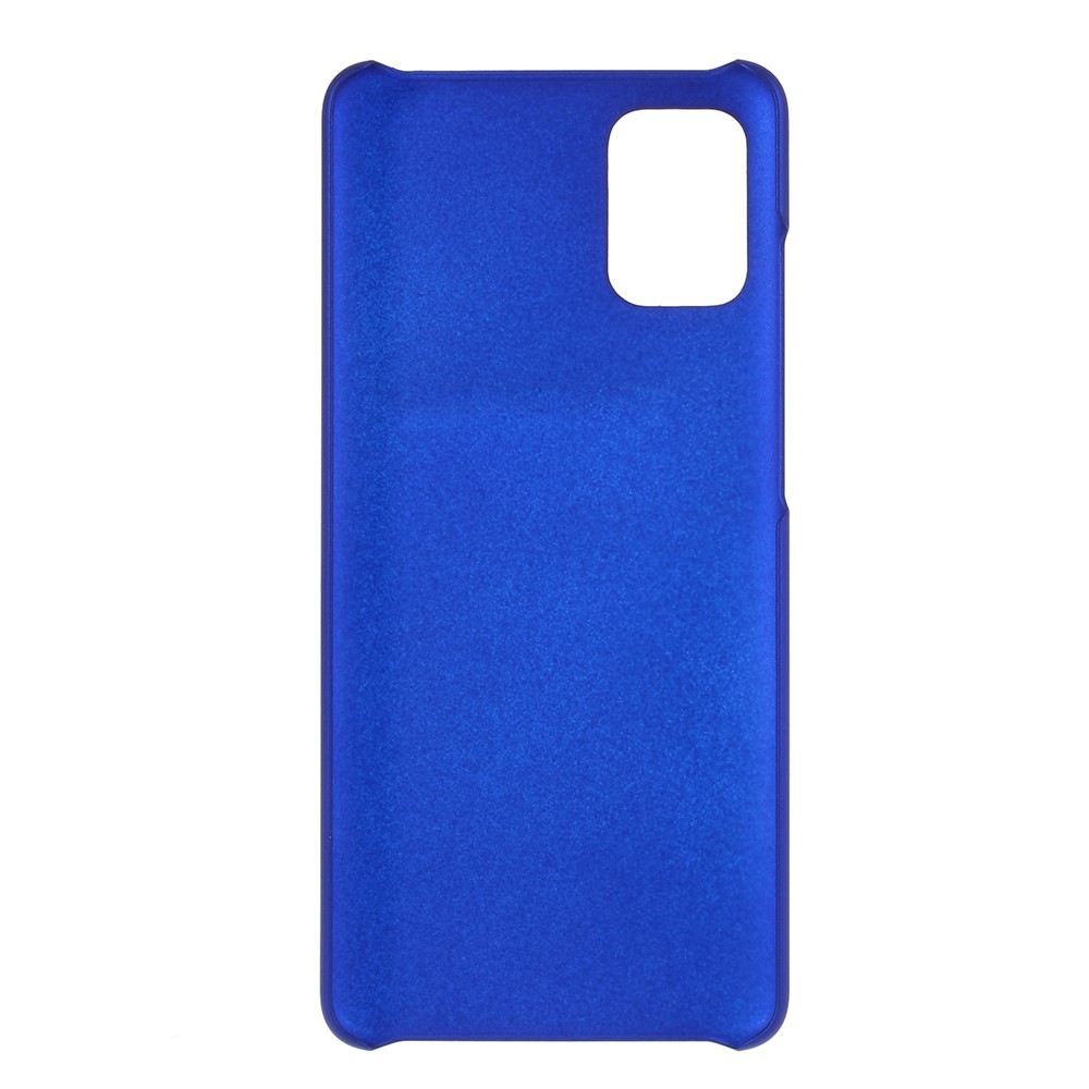 Rubberized Hard PC Case for Samsung Galaxy A51 - Dark Blue-3