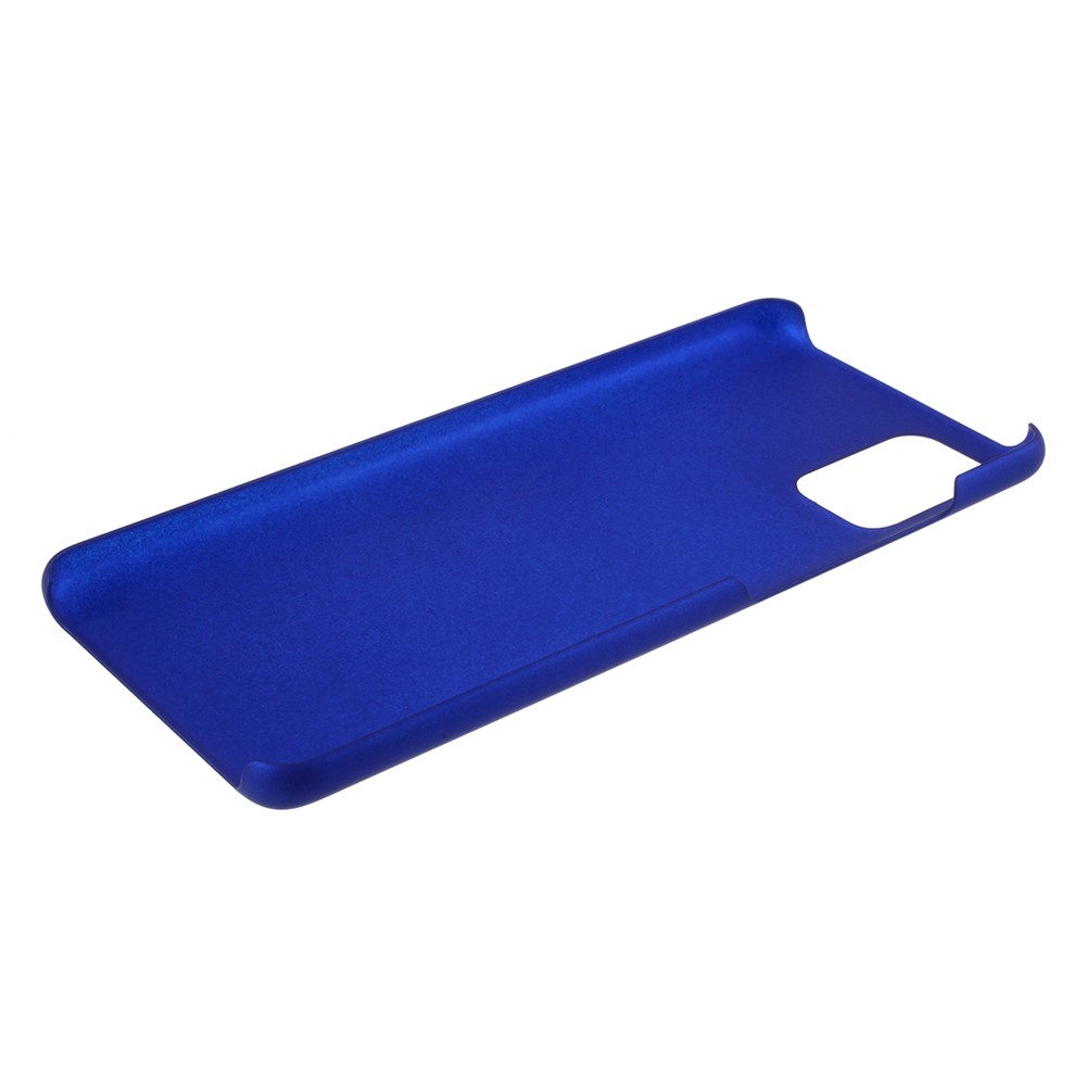 Rubberized Hard PC Case for Samsung Galaxy A51 - Dark Blue-5