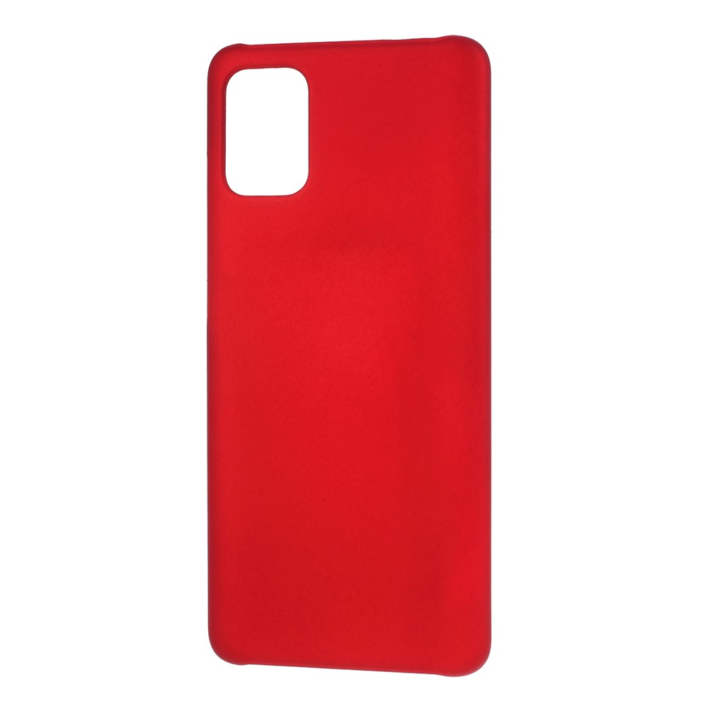 Rubberized Hard PC Case for Samsung Galaxy A51 - Red-2
