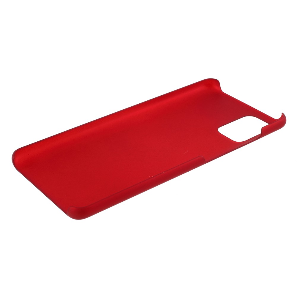 Rubberized Hard PC Case for Samsung Galaxy A51 - Red-5