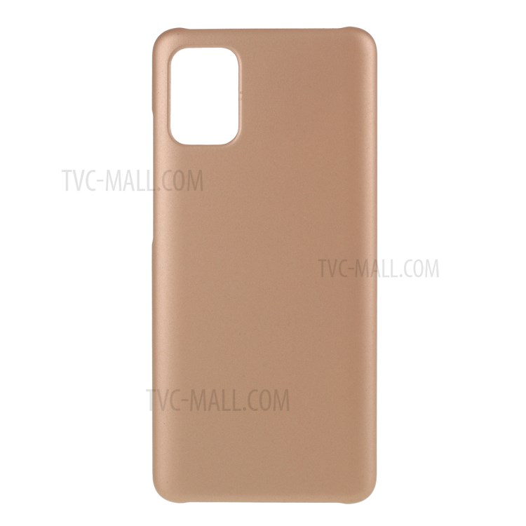 Rubberized Hard PC Case for Samsung Galaxy A51 - Gold-1