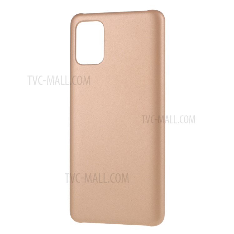 Rubberized Hard PC Case for Samsung Galaxy A51 - Gold-2