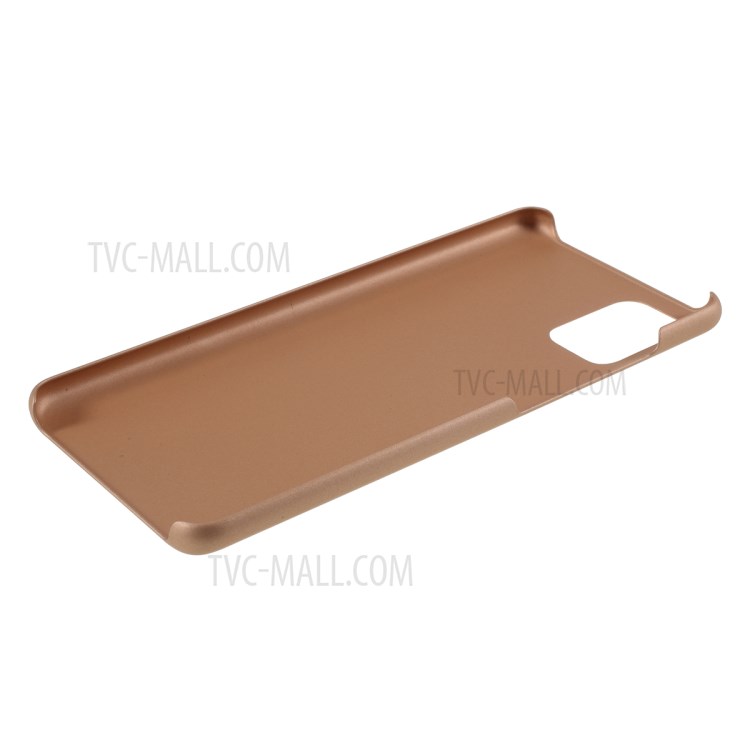 Rubberized Hard PC Case for Samsung Galaxy A51 - Gold-5