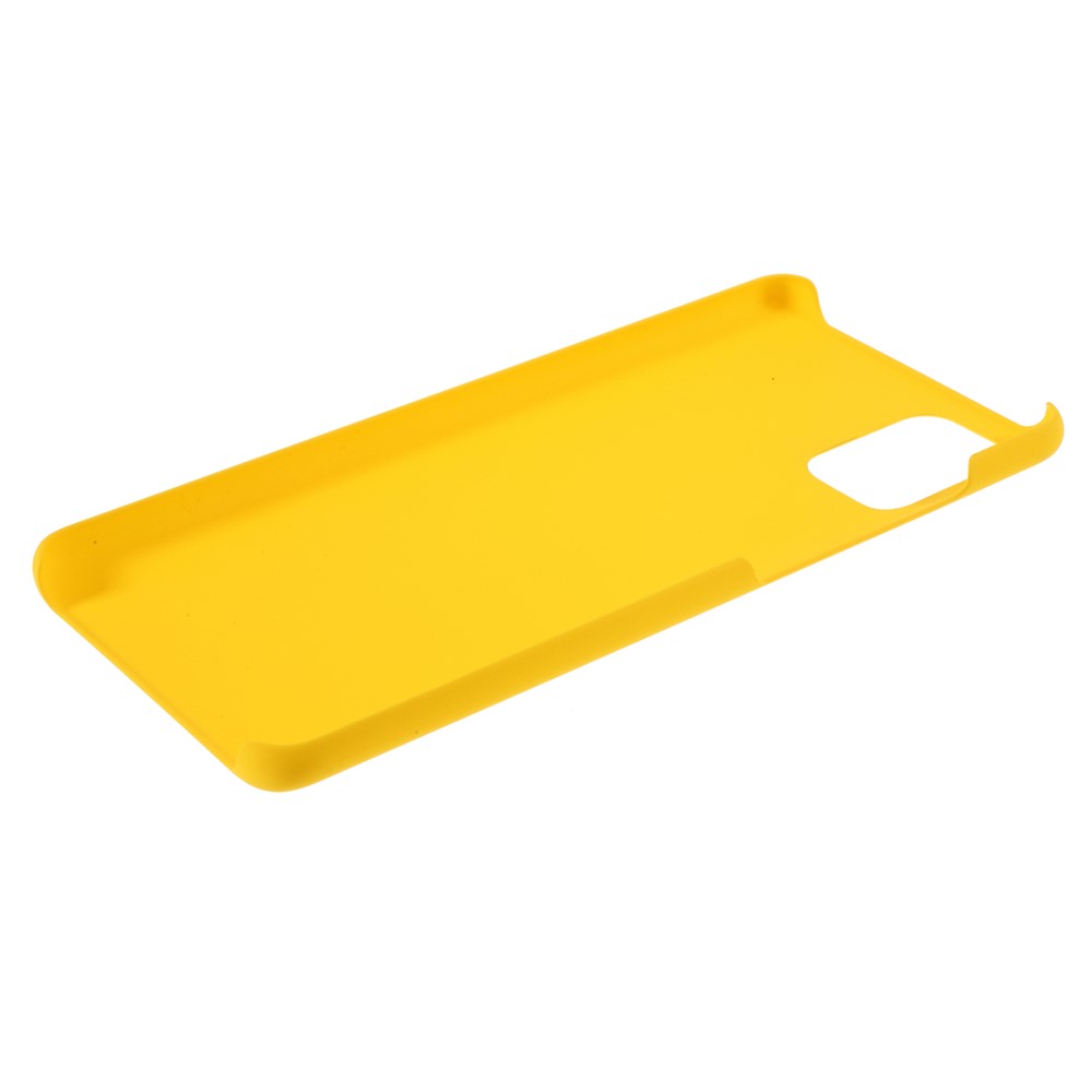 Rubberized Hard PC Case for Samsung Galaxy A51 - Yellow-5