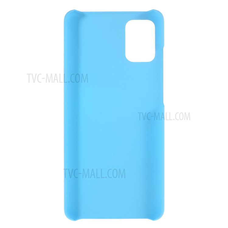 Rubberized Hard PC Case for Samsung Galaxy A51 - Baby Blue-3