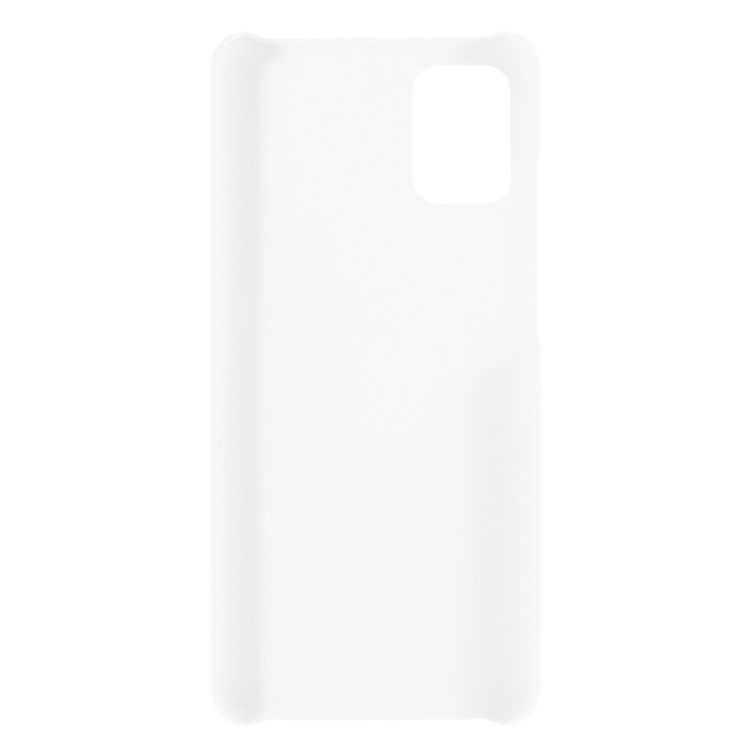 Rubberized Hard PC Case for Samsung Galaxy A51 - White-3