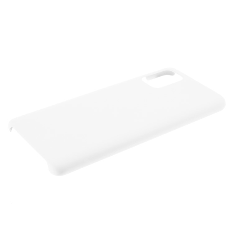 Rubberized Hard PC Case for Samsung Galaxy A51 - White-4