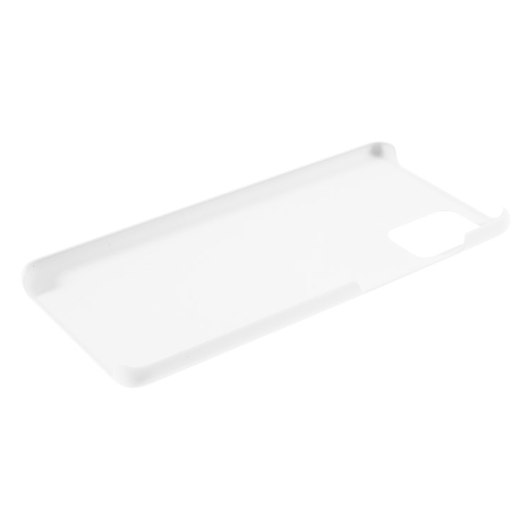 Rubberized Hard PC Case for Samsung Galaxy A51 - White-5