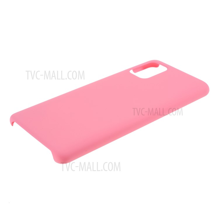 Rubberized Hard PC Case for Samsung Galaxy A51 - Pink-4