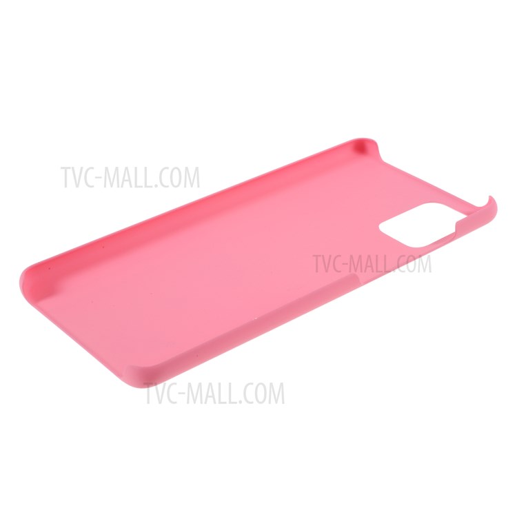 Rubberized Hard PC Case for Samsung Galaxy A51 - Pink-5
