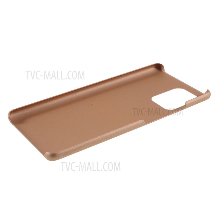 Rubberized Plastic Mobile Phone Case for Samsung Galaxy A81 / Note 10 Lite - Gold-5