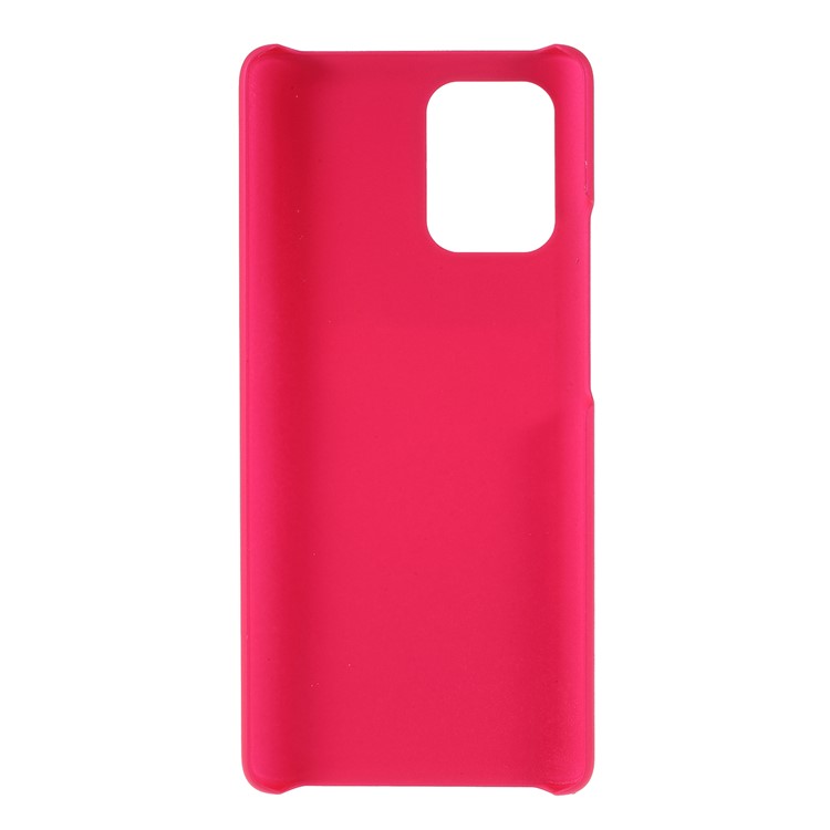 Étui de Téléphone Mobile en Plastique Caoutchouté Pour Samsung Galaxy A81 / Note 10 Lite - Rose-3